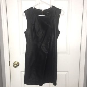 Faux leather dress with back zipper. Size small. Excellent condition.